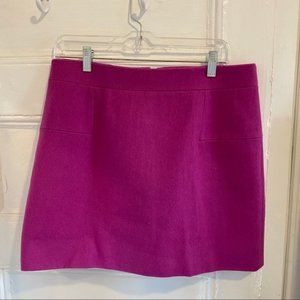 J. Crew Magenta Mini Skirt